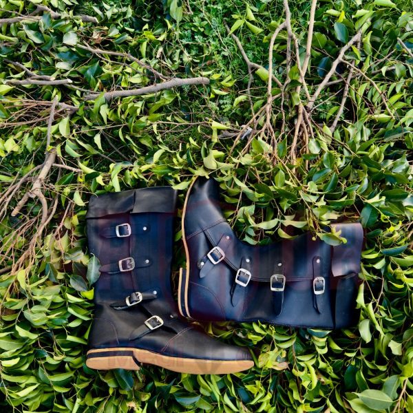 Authentic Early Medieval Leather Boots – Arantar Style with Buckles