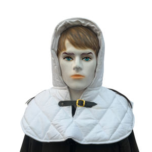 Medieval Padded Hooded Cap – Ready For Shoulder Armor Attachment