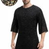 Medieval Haubergeon Shirt – Dome Riveted Mild Steel Chainmail Armor