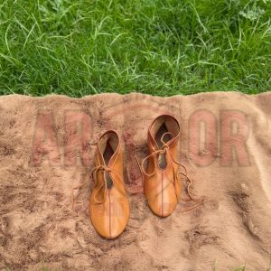 Handcrafted Roman Leather Boots – Authentic Medieval Footwear | Genuine Leather