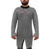 Chainmail Hauberk Shirt 9mm Mild Steel  Round Medieval Armor | LARP Cosplay Costume | SCA Reenactment