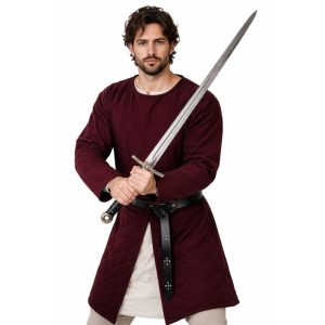 Handmade Medieval Gambeson Armor Jacket | Quilted Cotton Tunic for LARP, SCA Reenactment