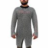 Chainmail Hauberk Shirt 9mm Mild Steel  Round Medieval Armor | LARP Cosplay Costume | SCA Reenactment
