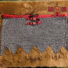 Chainmail Skirt, Mild Steel – 9mm Flat Ring, Medieval Armor Waist Guard, LARP & Cosplay Skirt,