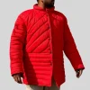 Medieval Gambeson Red Quilted Jacket | Padded Armor Coat | LARP Costume | Reenactment Padded Jack