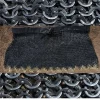 Medieval Chainmail Skirt with Brass Dagged Edge | Mild Steel Riveted Armor Belt