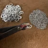 Chainmail Loose Rings Kit | Aluminum Flat Rings 10mm with Tool | DIY Repair | LARP Making,