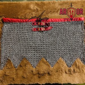 Chainmail Skirt, Mild Steel – 9mm Flat Ring, Medieval Armor Waist Guard, LARP & Cosplay Skirt,