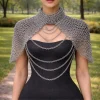 Chainmail Top, Aluminum 10mm Butted Rings | Medieval Festival Armor Capelet